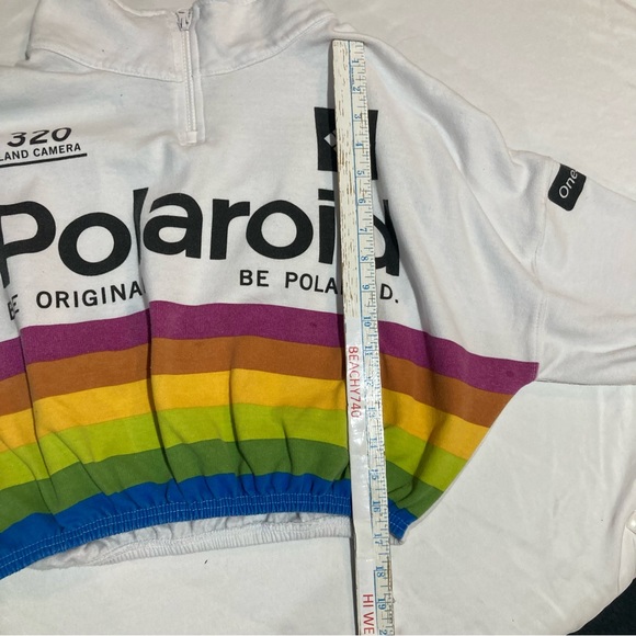 Polaroid cropped sweatshirt - Picture 4 of 7